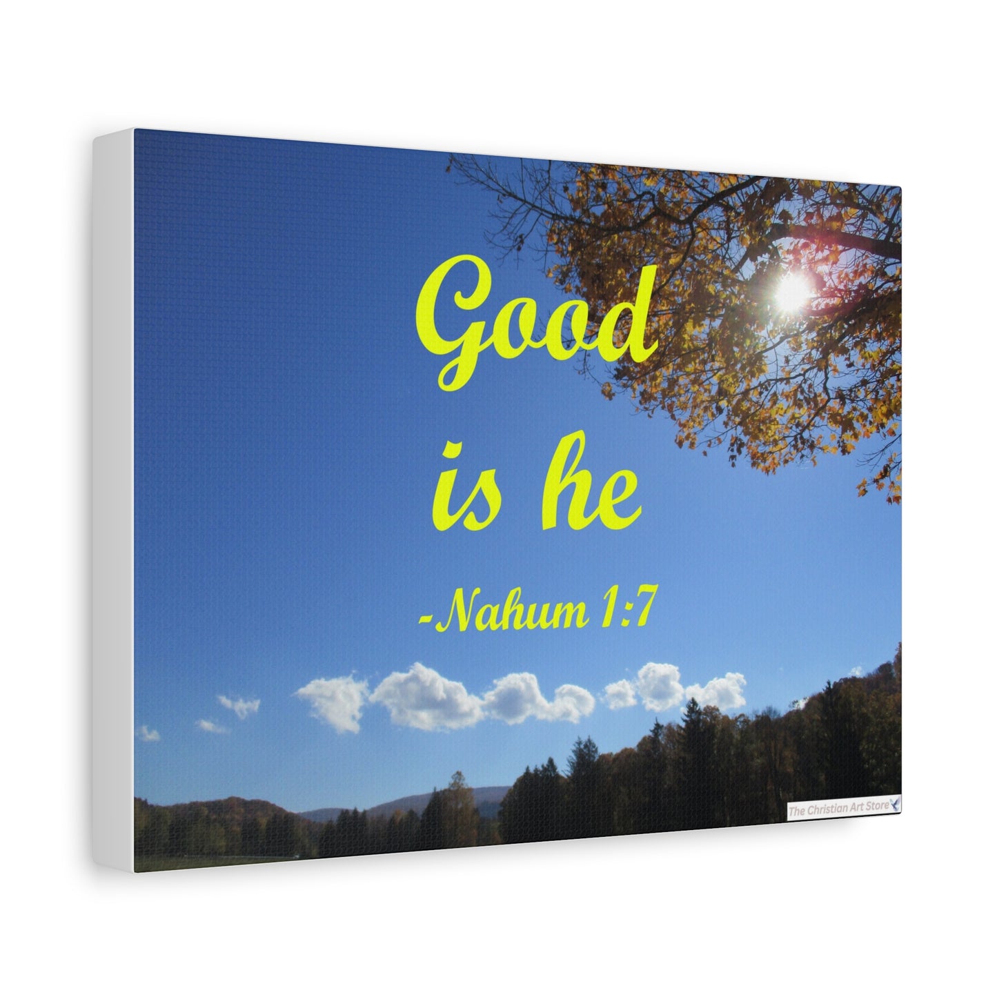 Nahum 1:7 Canvas