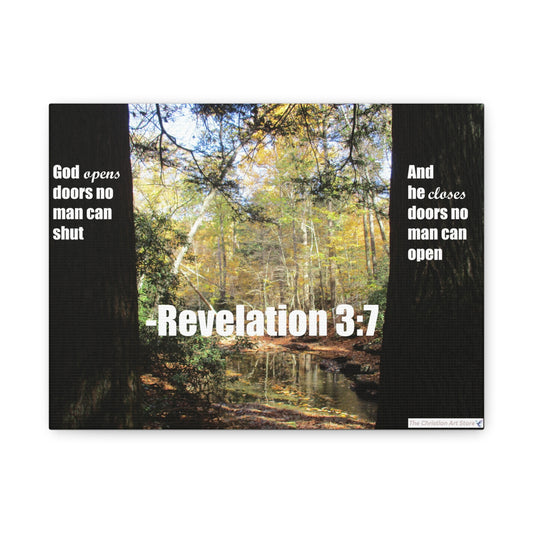 Revelation 3:7 Canvas