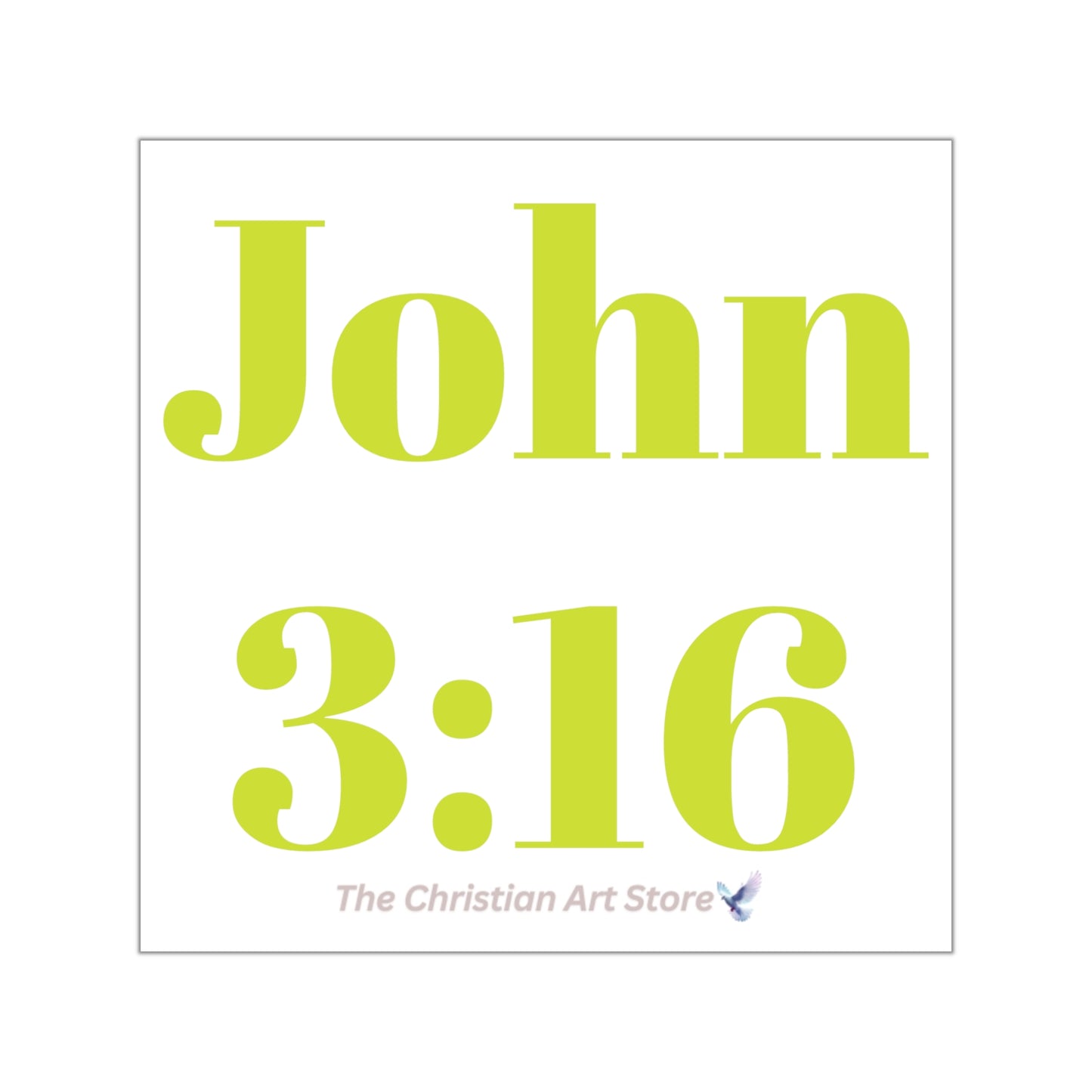 John 3:16 Salvation Sticker