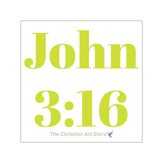 John 3:16 Salvation Sticker