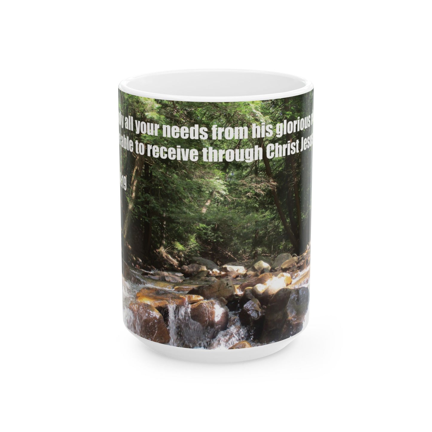 Philippians 4:19 Mug