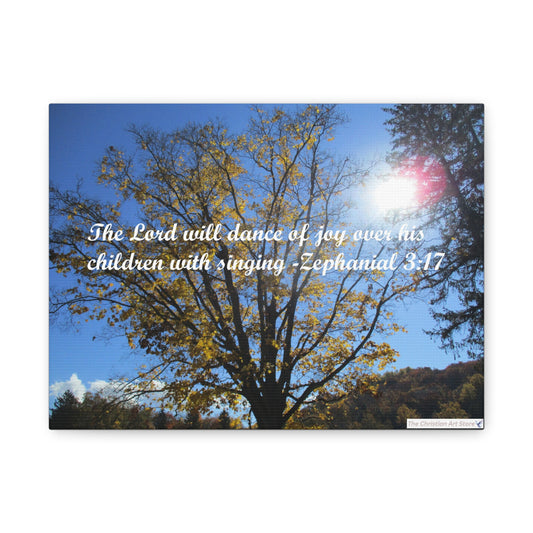 Zephanial 3:17 Canvas