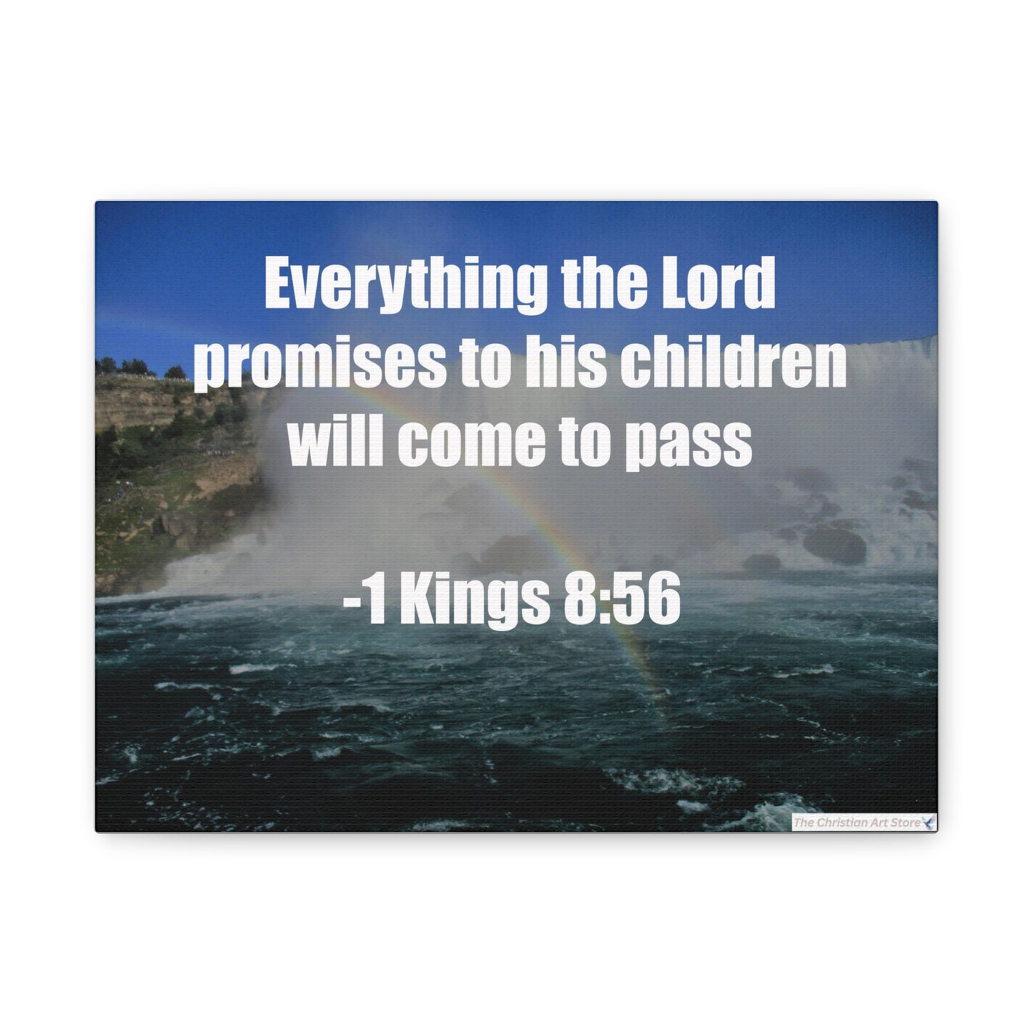 1 Kings 8:56 Canvas