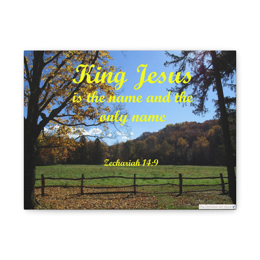 Zechariah 14:9 Canvas