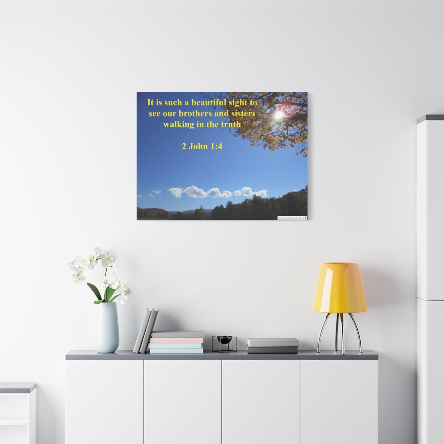 2 John 1:4 Canvas