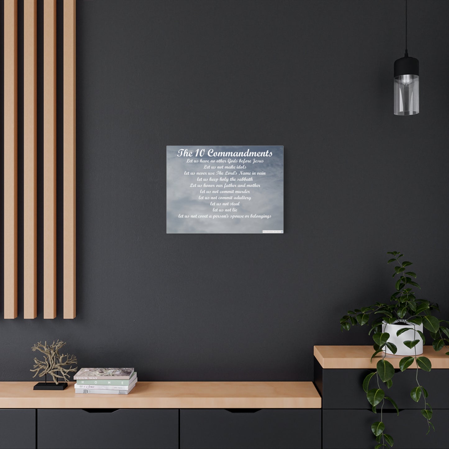 The 10 Commandments Canvas