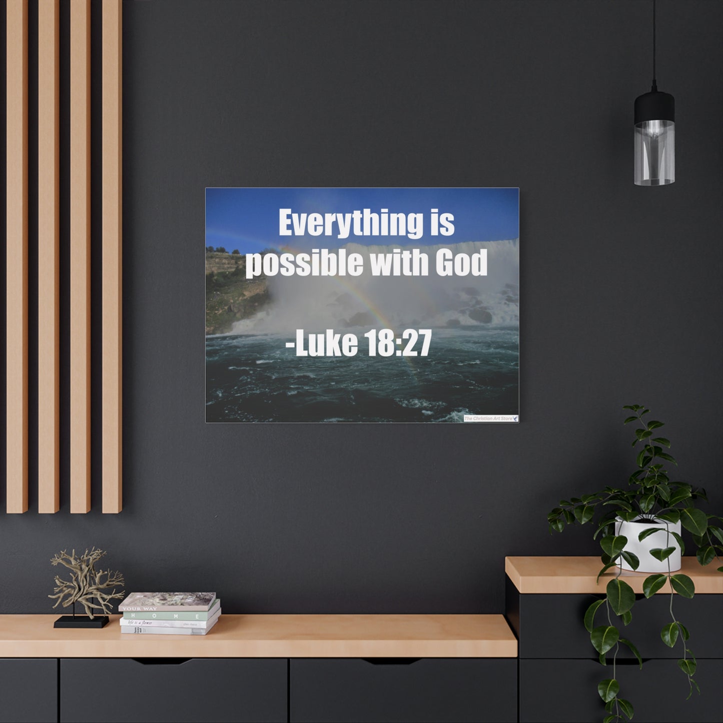 Luke 18:27 Canvas