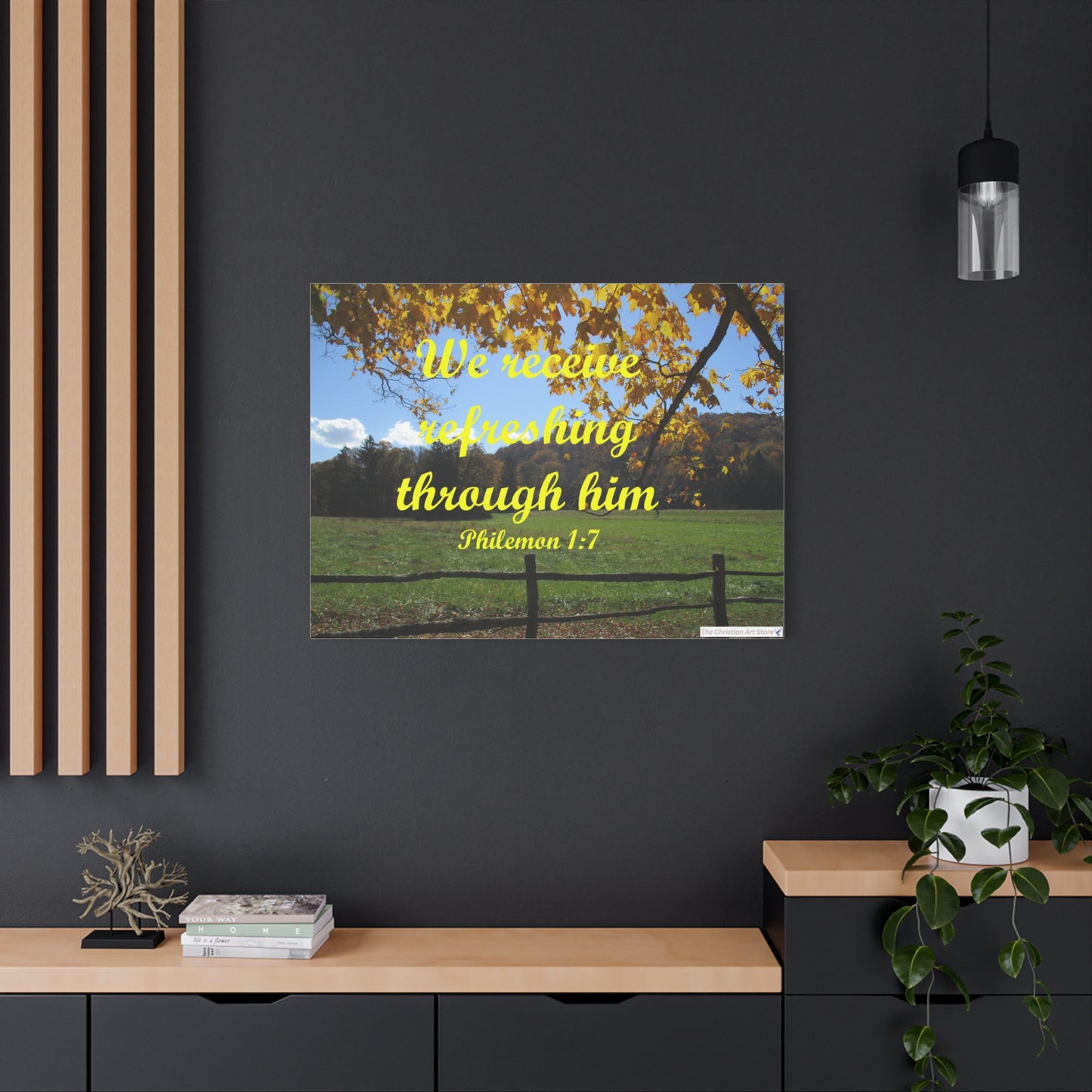 Philemon 1:7 Canvas