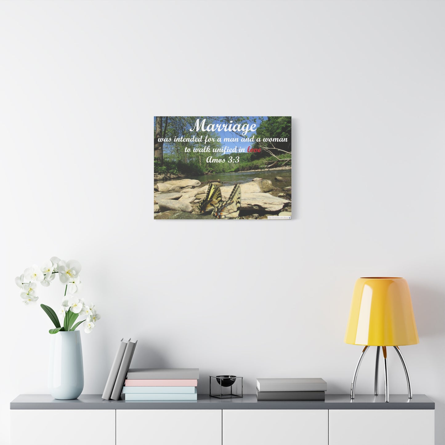 Amos 3:3 Canvas