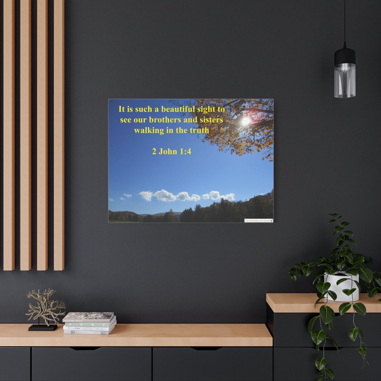 2 John 1:4 Canvas