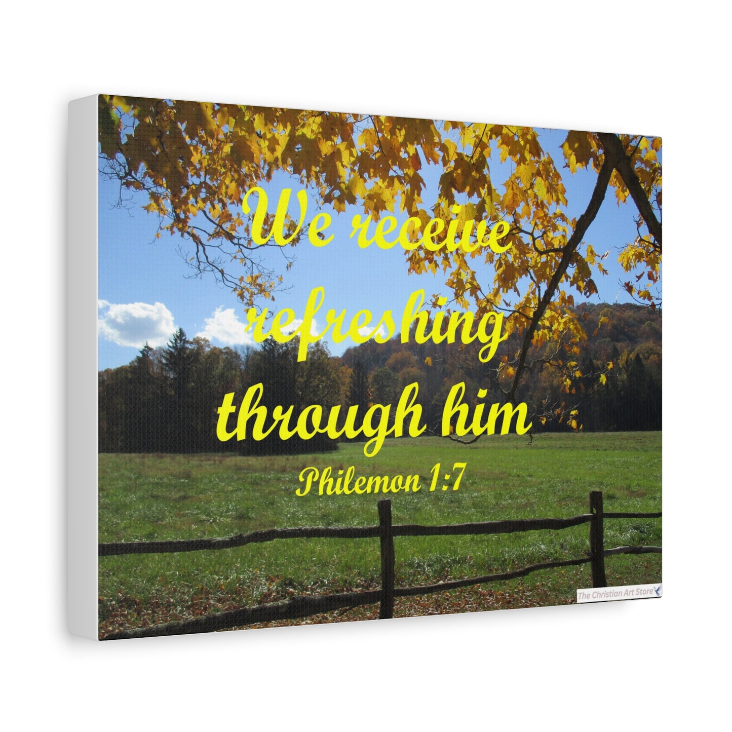 Philemon 1:7 Canvas