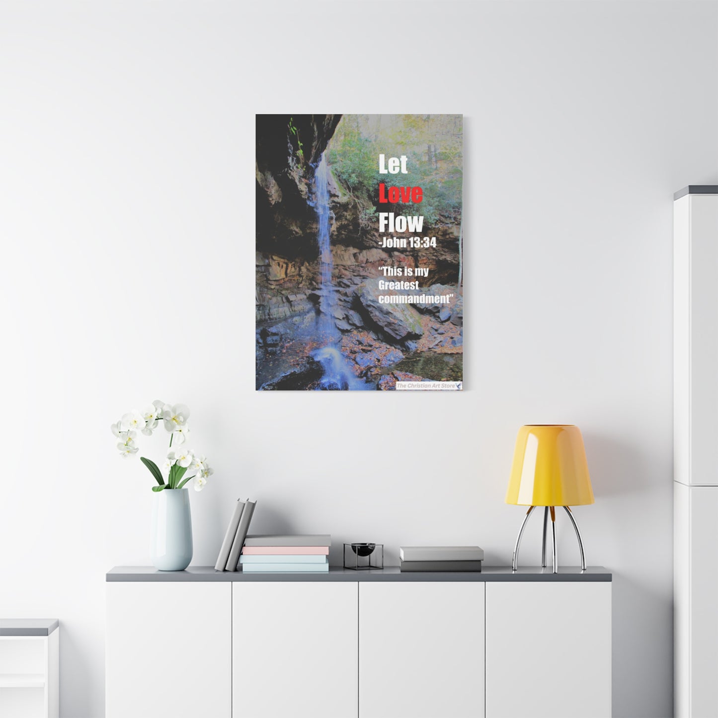 John 13:34 Canvas