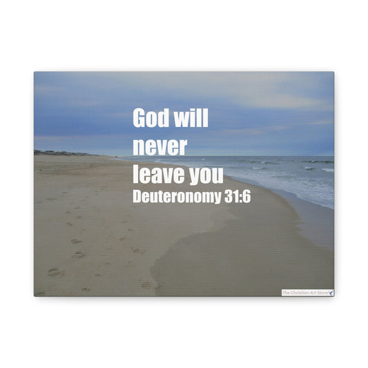 Deuteronomy 31:6 Canvas