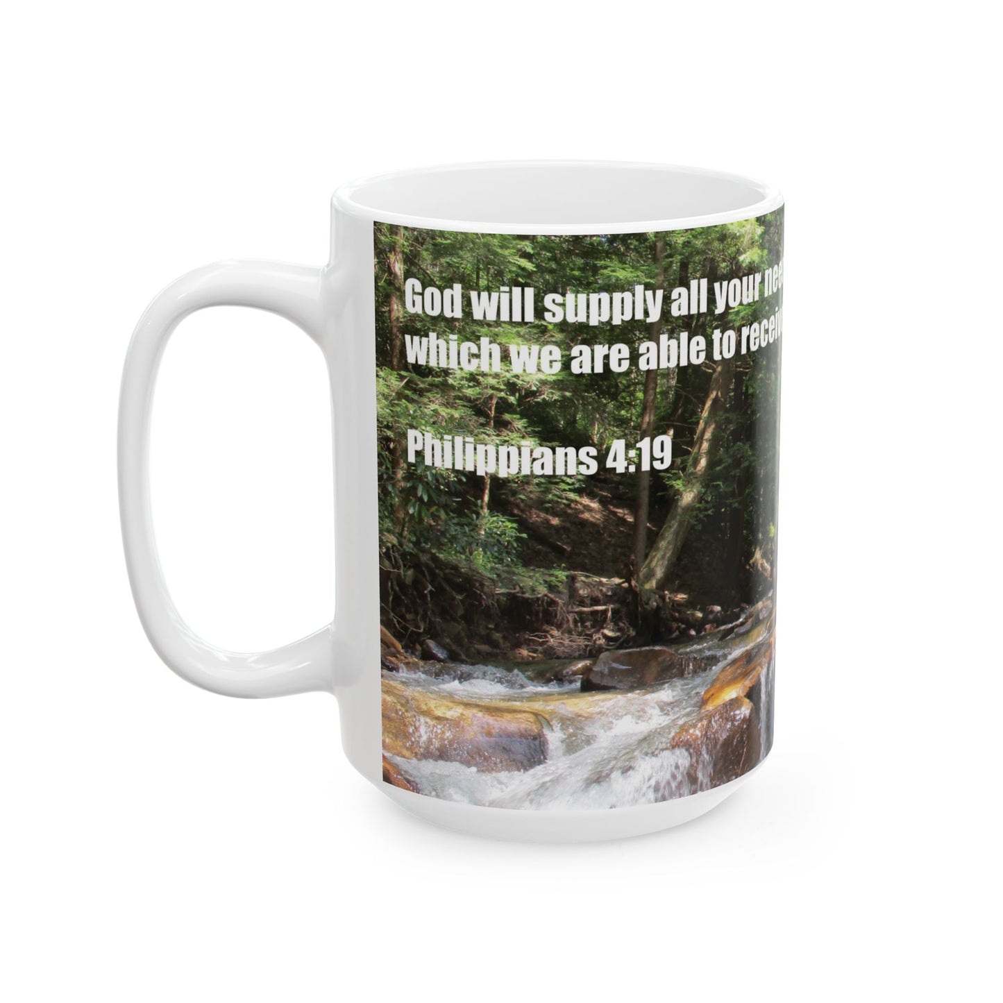 Philippians 4:19 Mug