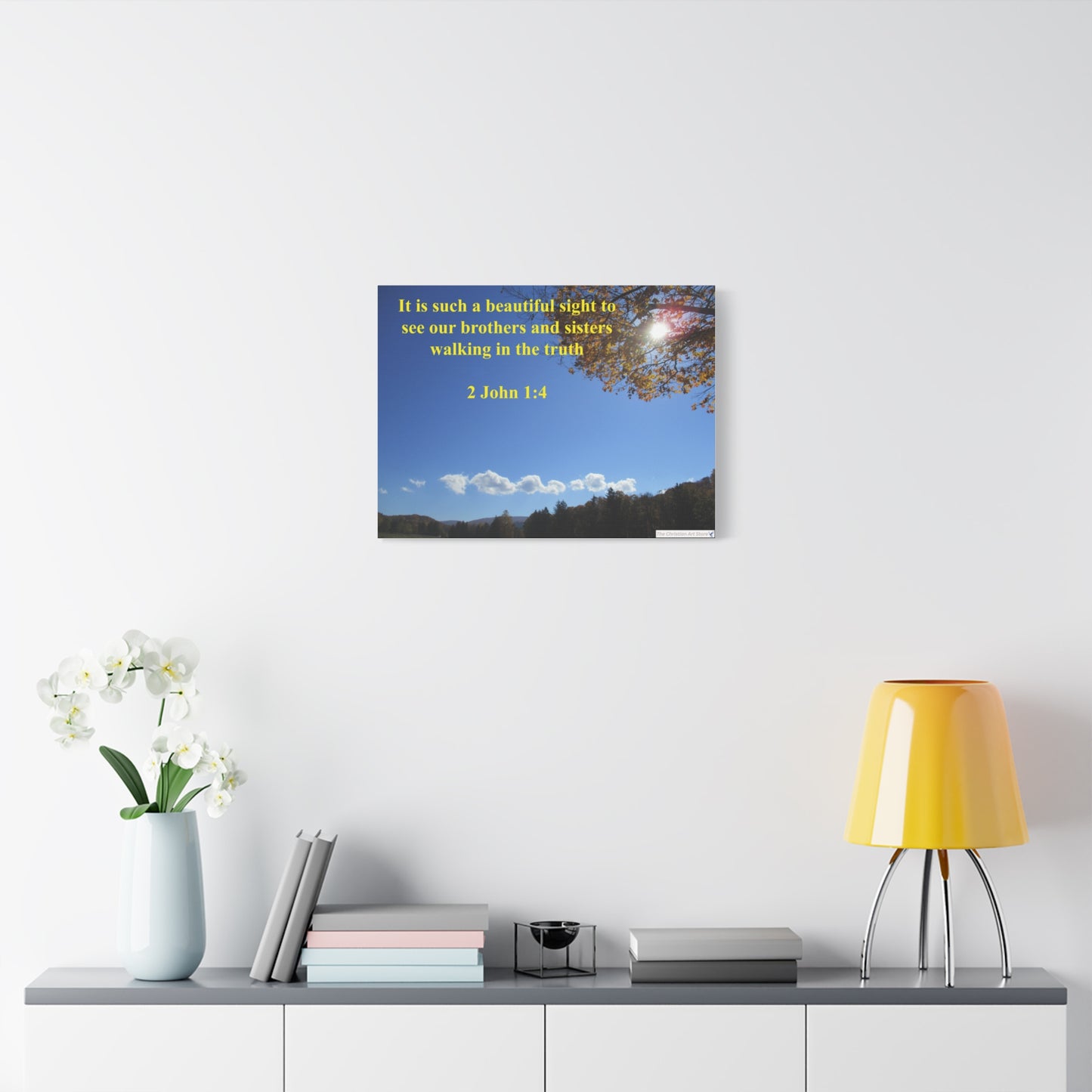 2 John 1:4 Canvas