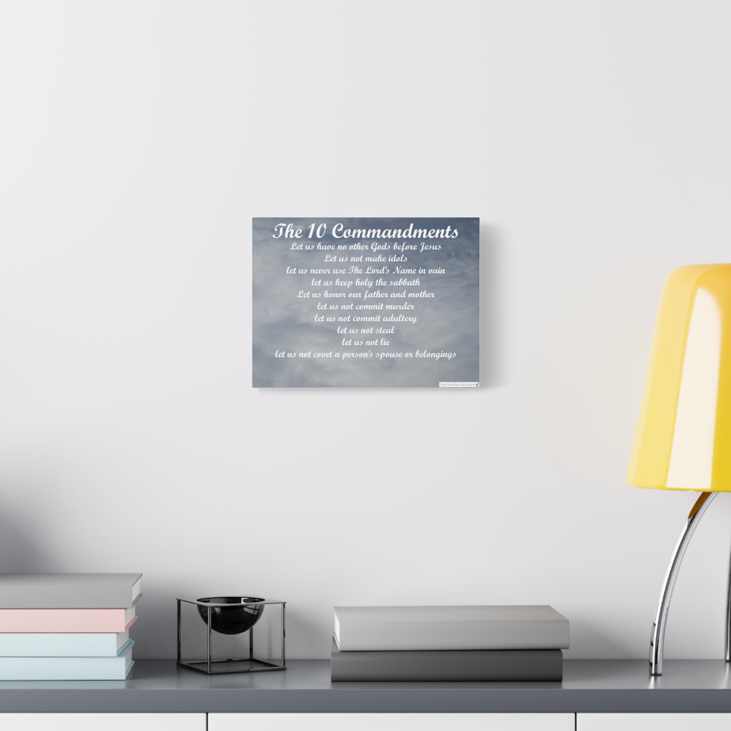 The 10 Commandments Canvas
