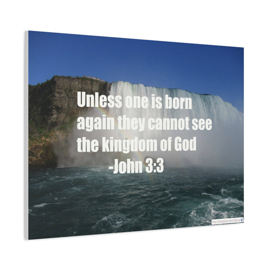 John 3:3 Canvas