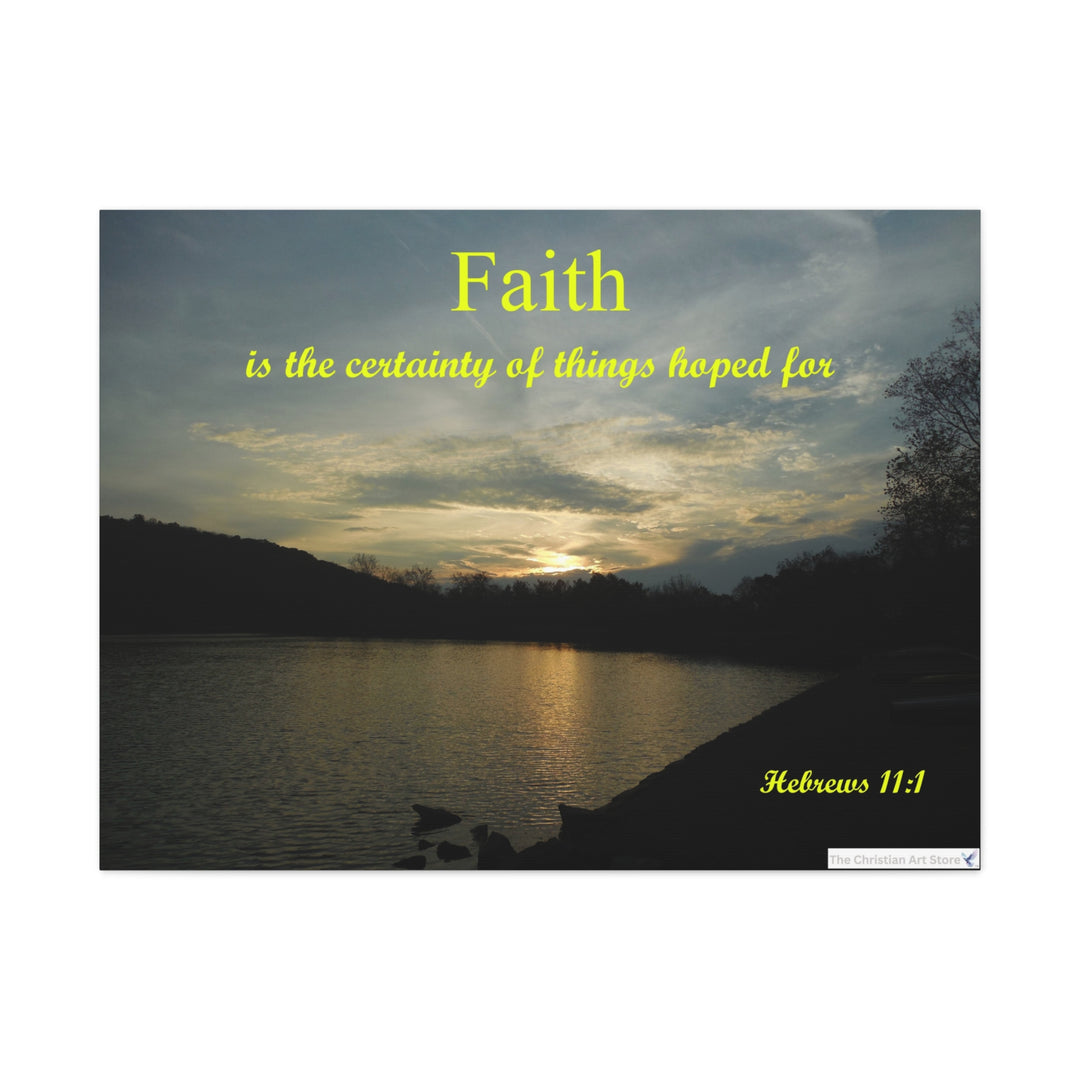 Hebrews 11:1 Canvas