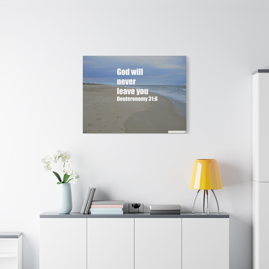 Deuteronomy 31:6 Canvas