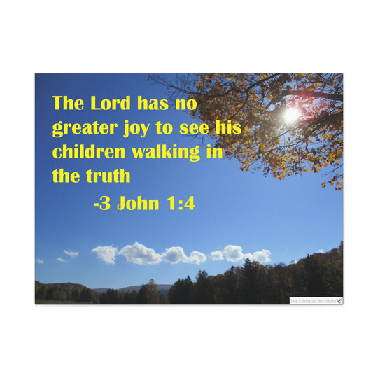 3 John 1:4 Canvas