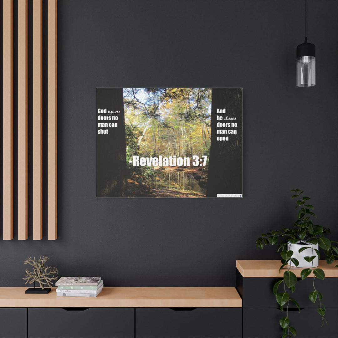 Revelation 3:7 Canvas