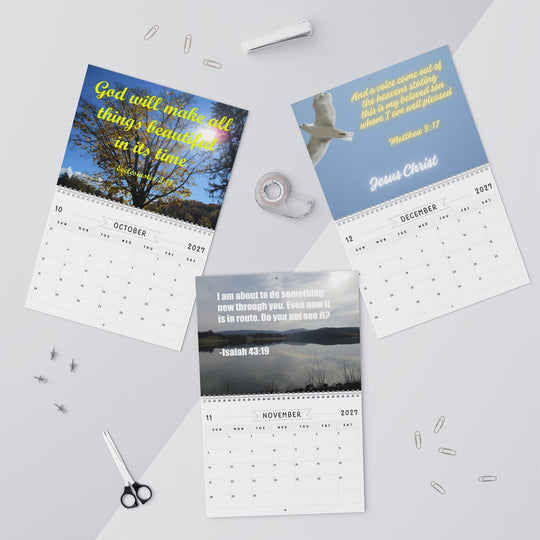 2027 Bible Verse Calendar