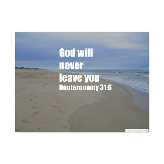 Deuteronomy 31:6 Canvas