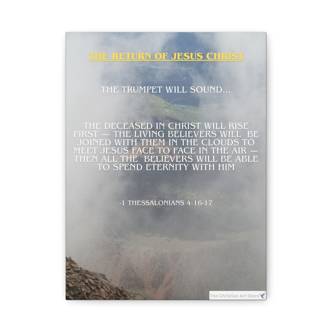 1 Thessalonians 4:16-17 Canvas