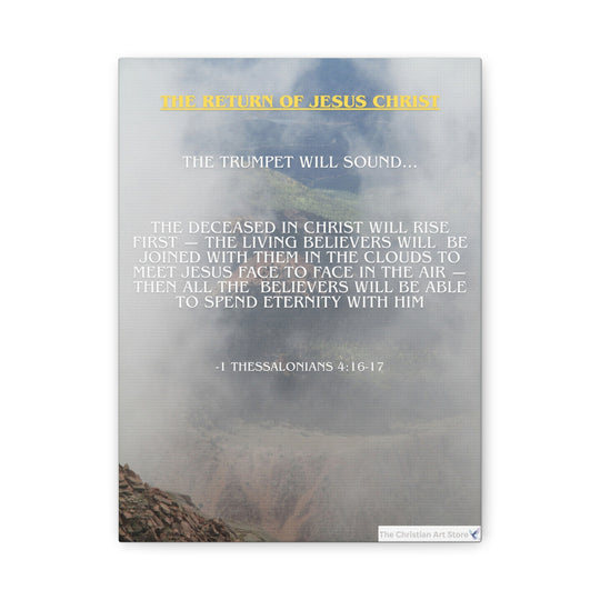 1 Thessalonians 4:16-17 Canvas