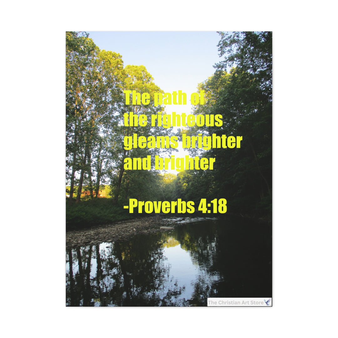 Proverbs 4:18 Canvas