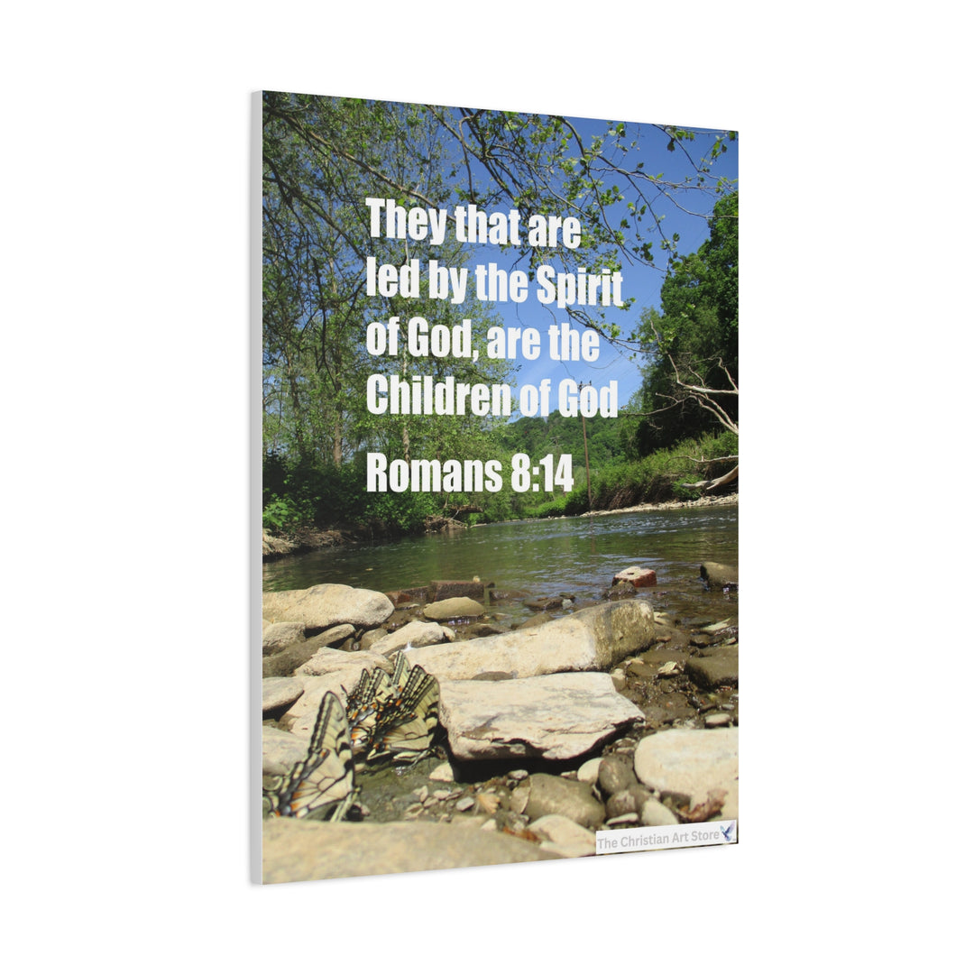 Romans 8:14 Canvas