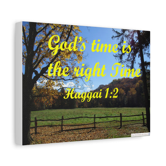 Haggai 1:2 Canvas