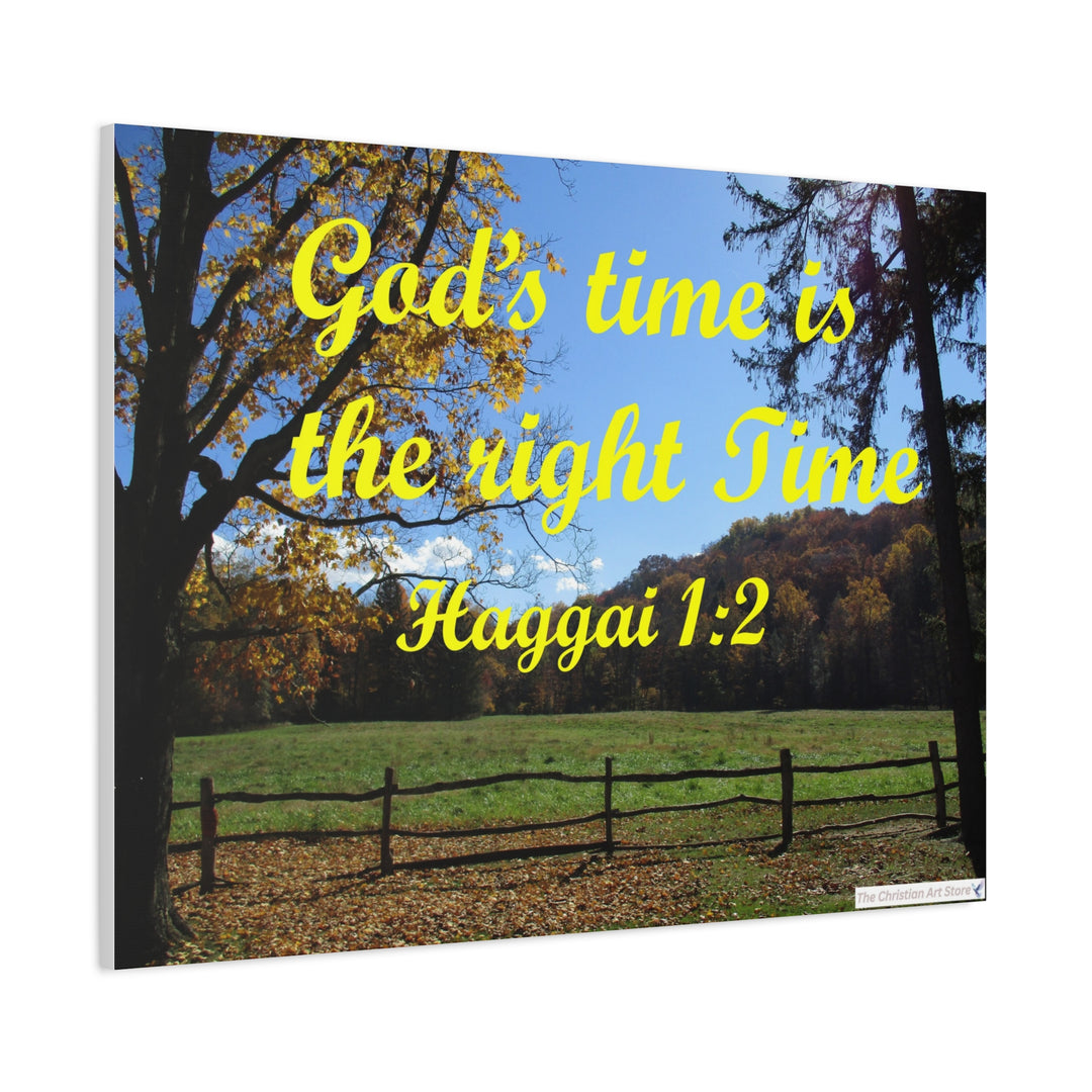 Haggai 1:2 Canvas