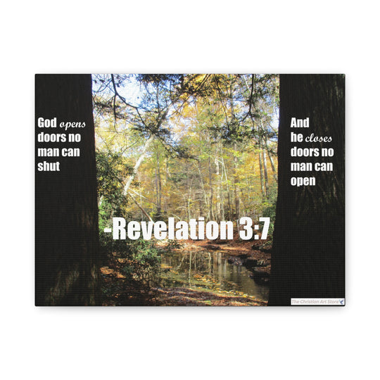 Revelation 3:7 Canvas