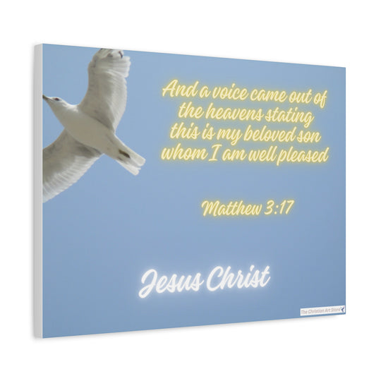 Matthew 3:17 Canvas