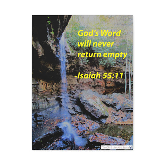 Isaiah 55:11 Canvas