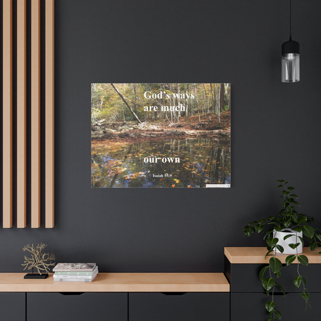 Isaiah 55:9 Canvas