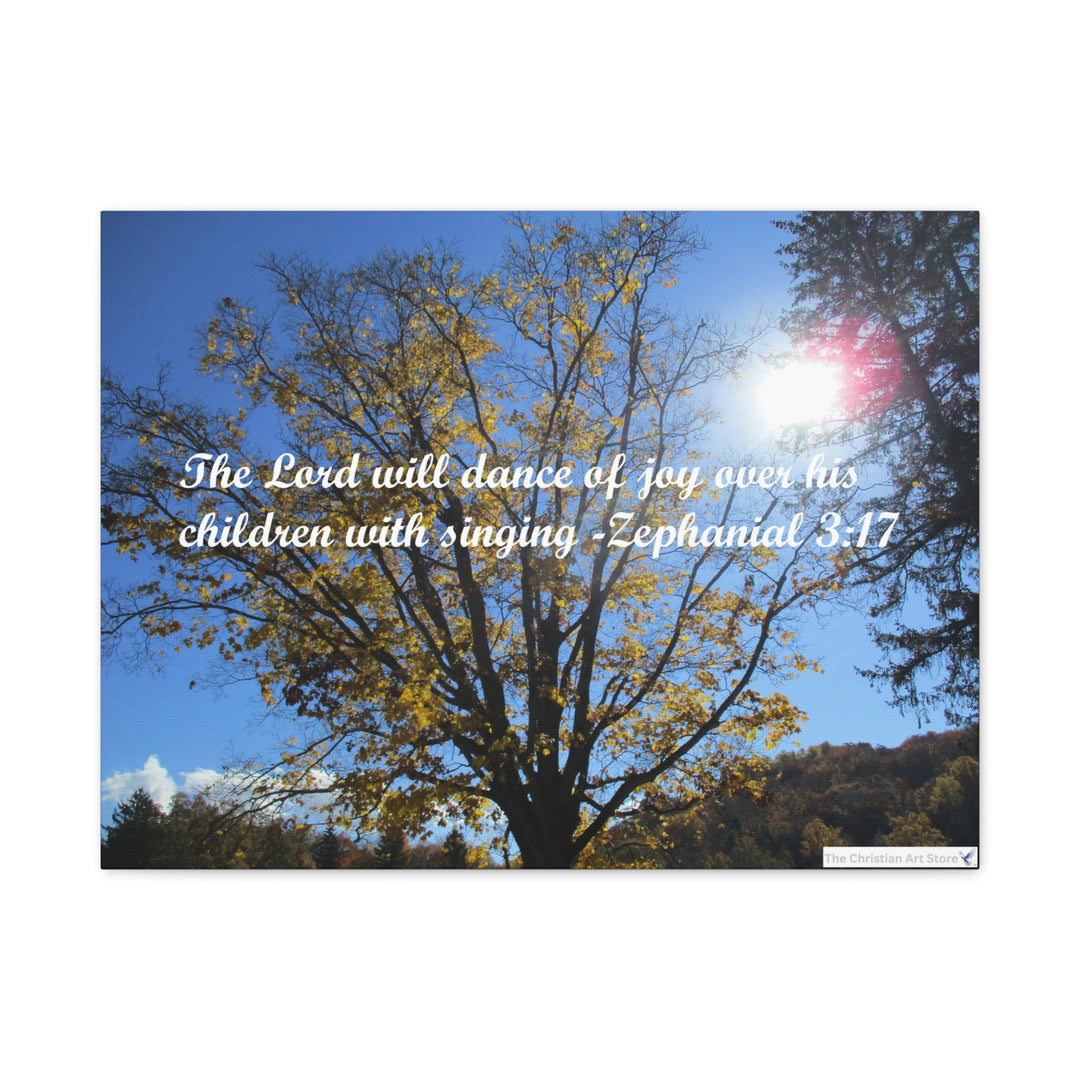 Zephanial 3:17 Canvas