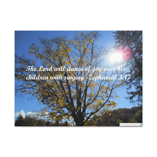 Zephanial 3:17 Canvas