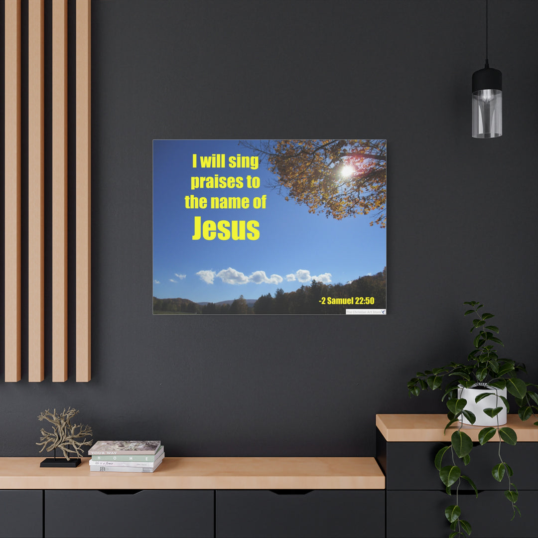2 Samuel 22:50 Canvas