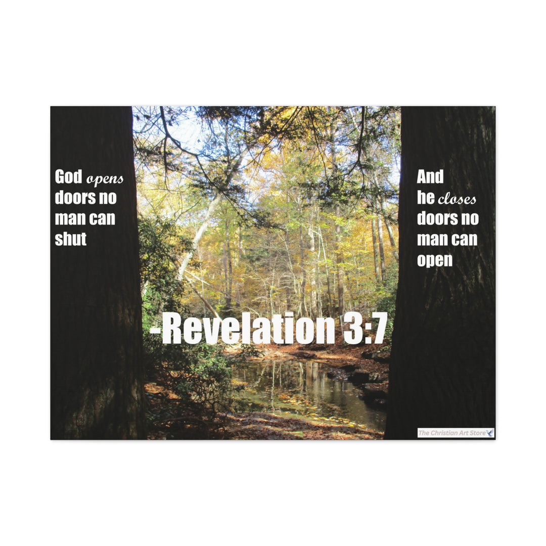 Revelation 3:7 Canvas