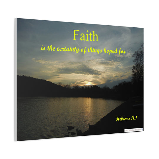 Hebrews 11:1 Canvas