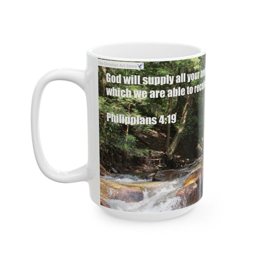 Philippians 4:19 Mug