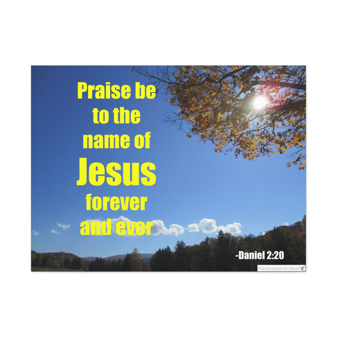Daniel 2:20 Canvas