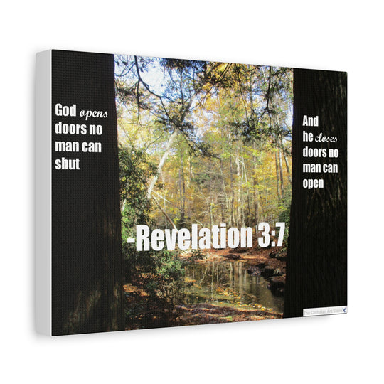 Revelation 3:7 Canvas