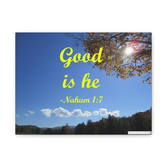 Nahum 1:7 Canvas