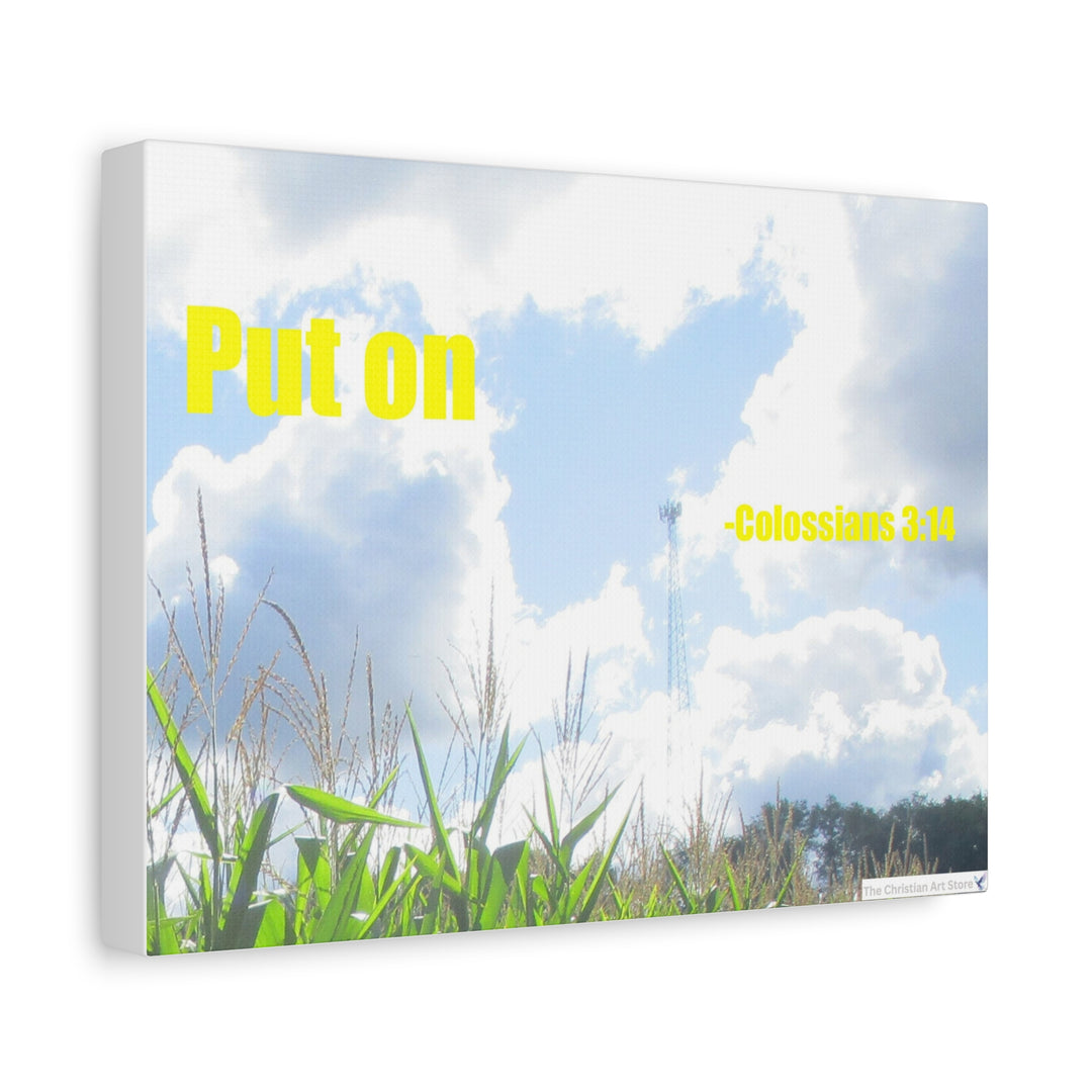 Colossians 3:14 Canvas