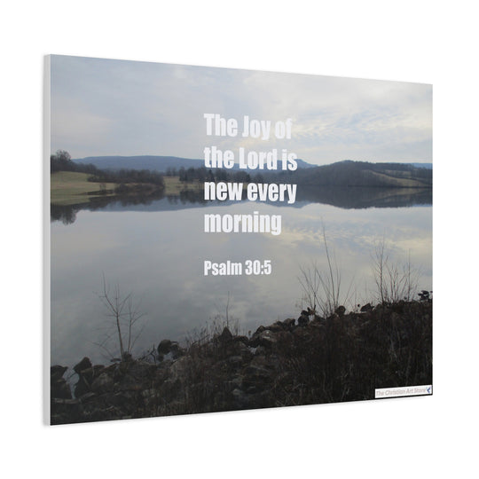Psalm 30:5 Canvas