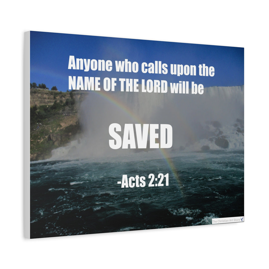 Acts 2:21 Canvas