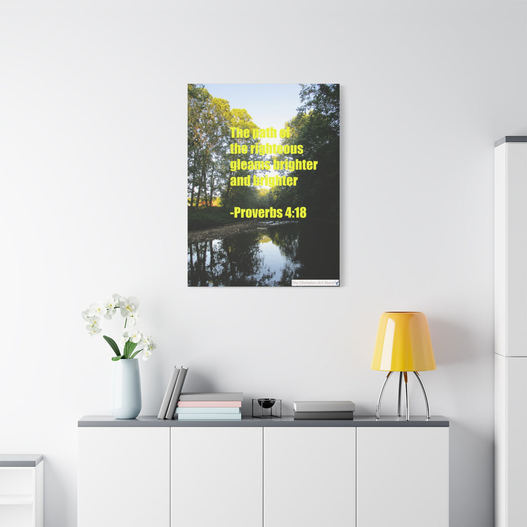 Proverbs 4:18 Canvas